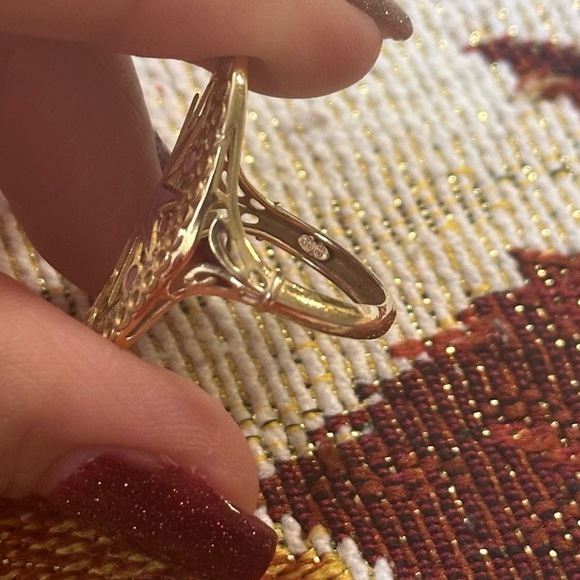 14k solid gold ring - Picture 3 of 5